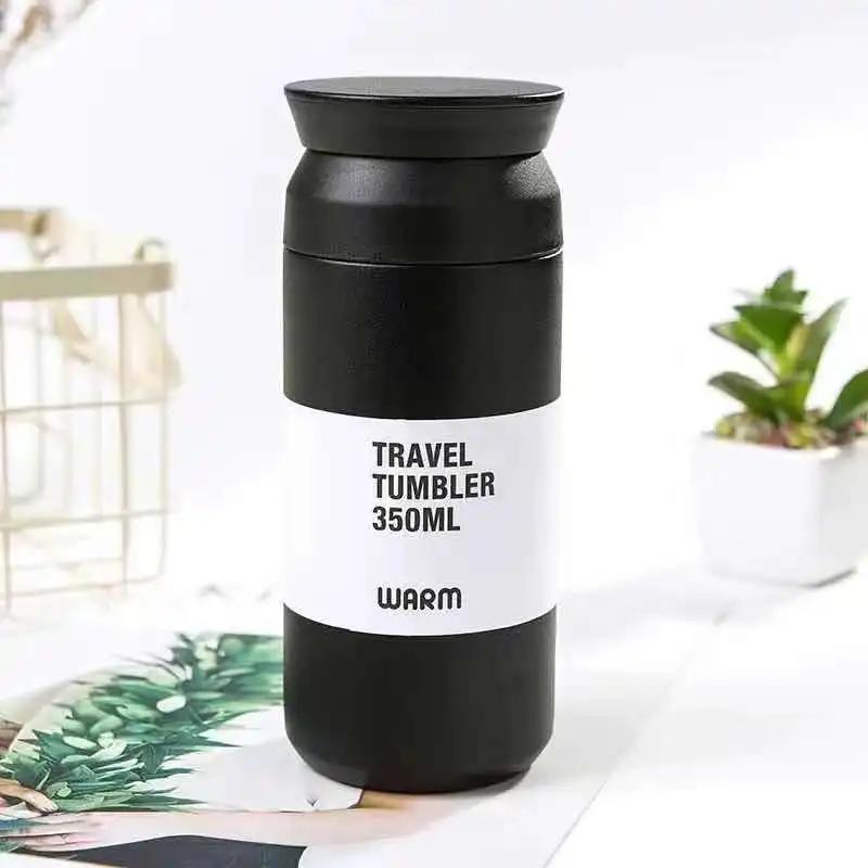 500ml Thermos Cups Coffee Mug Insulated Water Bottle Stainless Steel Thermal Tumbler Vacuum Flask Portable Travel Office Mugs