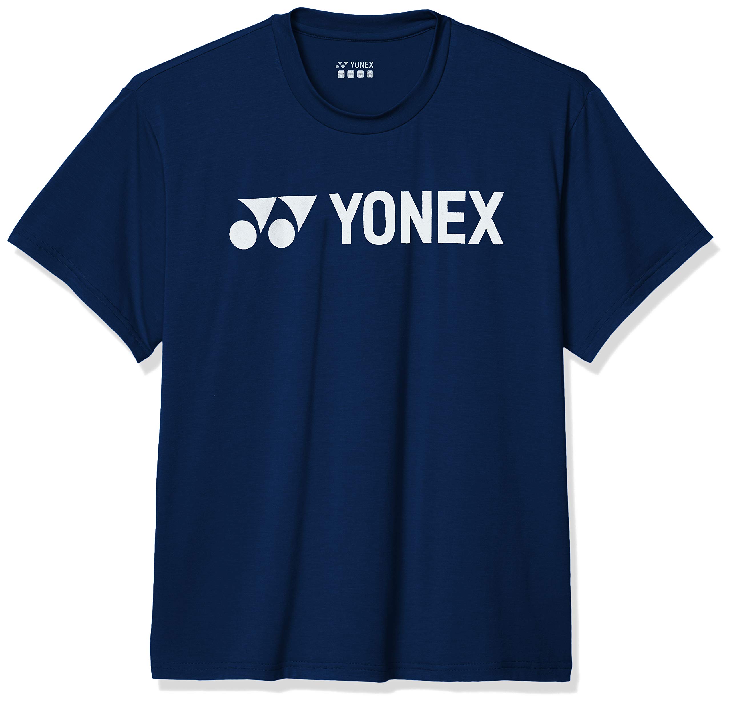 

Yonex Unisex Short Sleeve Indigo Blue Japanese Size SS to Japanese Size Men s Shirt, (169), (equivalent XS)