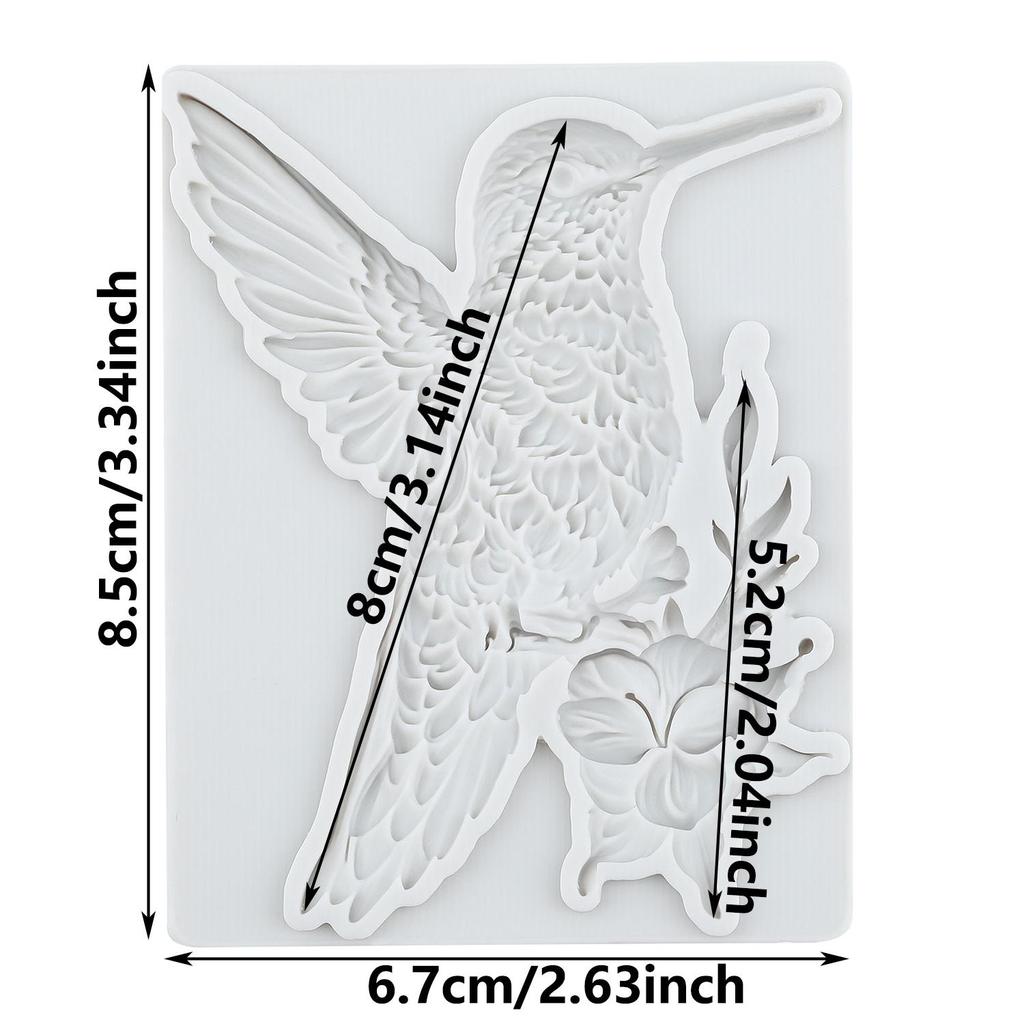 Vogel Silikonformen Vogel Fondantform Kuchen Dekorationswerkzeuge Cupcake Topper Schokolade Süßigkeiten Handwerk Gum Paste Polymer Clay