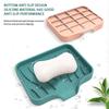 1PCS Silicone Drain Soap Dish Portable Self Draining Soap Box Kitchen Anti-slip Sink Soap Tray Sponge Drain Bathroom Soap Holder