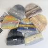 Ins Pink Gradient Wool Hat Women's Autumn and Winter Versatile Face Small Pullover Hat Ear Protector Knitted Hat Tide