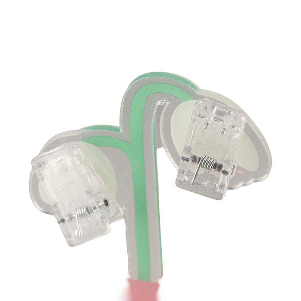 Memo Holder Acrylic Flower Card Holder Portable Flower Desk Paper Clip Postcard Holder