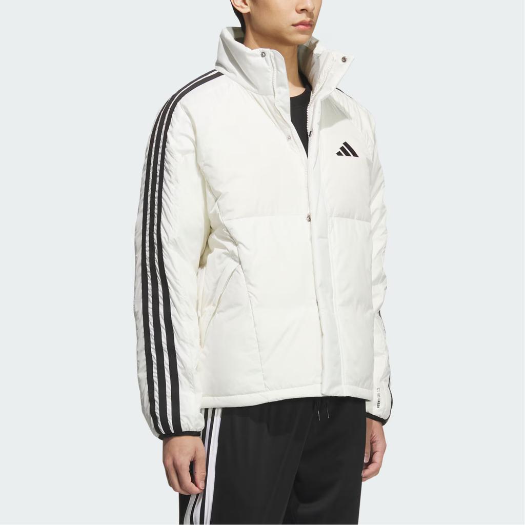 adidas FW25 Lightweight Down Jacket Water-Resistant Windproof Warm Duck Down Long Sleeve Men Jacket KC2489