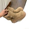 Fashion Women's new spring autumn single boots retro midsole thick soled short boots simple comfortable versatile women's shoes