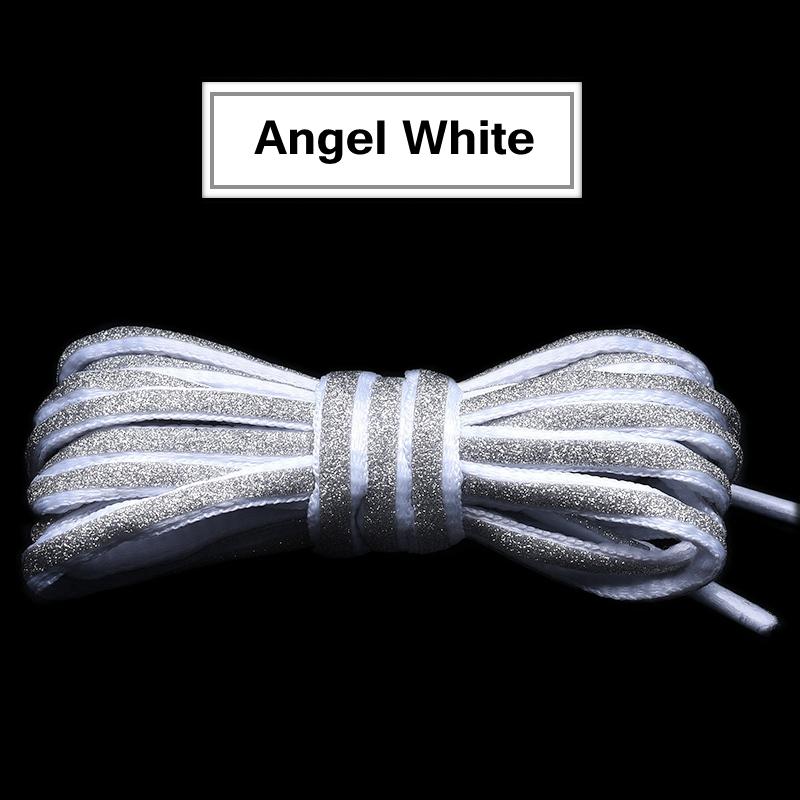 

1 пара светоотражающих шнурков, светящиеся кроссовки, шнурки для обуви с лазерными блестками, флуоресцентные шнурки для обуви, аксессуары для обуви