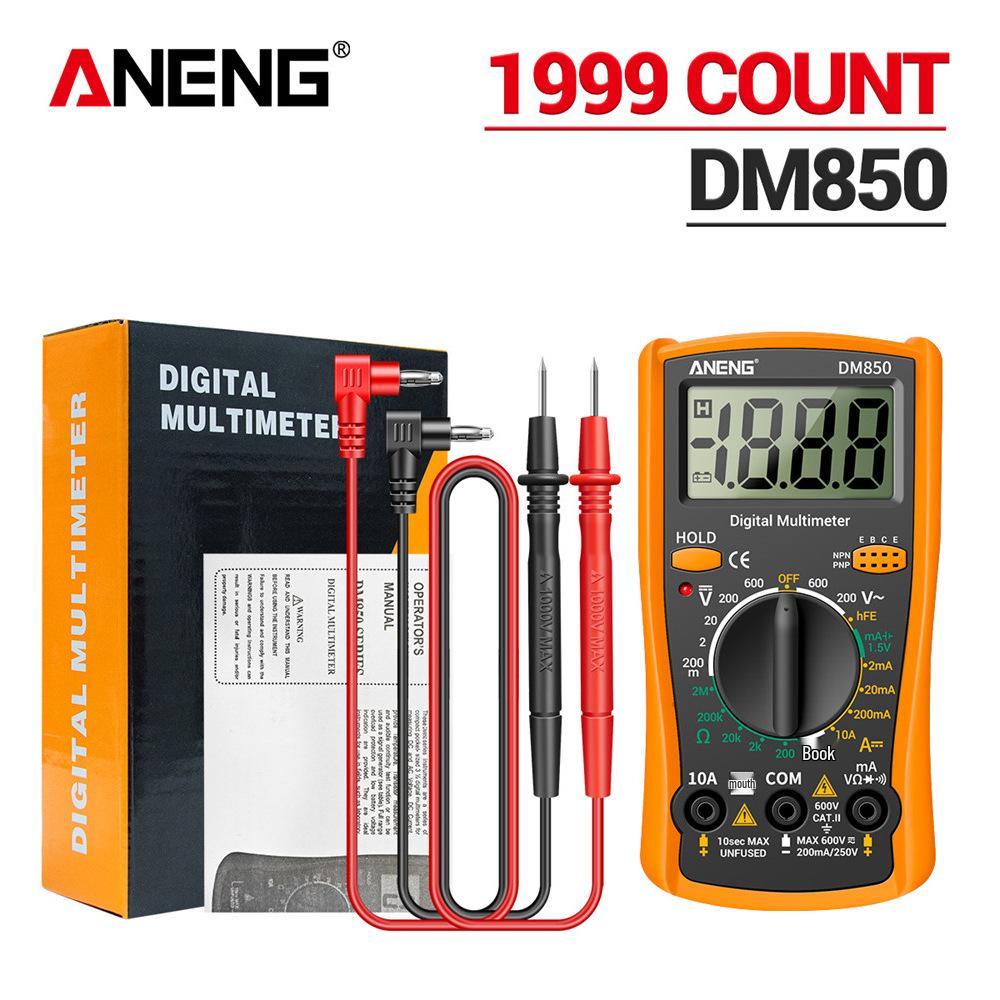 ANENG DM850 High Precision Digital Multimeter for Electricians – Portable and Multifunctional Display Universal Meter.