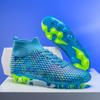 High-Top Football Shoes Broken Nails Long Nails Professional Grass Football Training Shoes Men'S Football Uppers