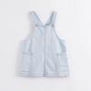Mark Jenny Girls' Large Pocket Cotton Denim Suspender Skirt Children's Dress Summer Style 230139