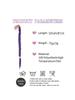 Purple pigtail wig | pigtail with laser wire | advanced synthetic hair, suitable for avantgarde hairstyle, role play and Party style