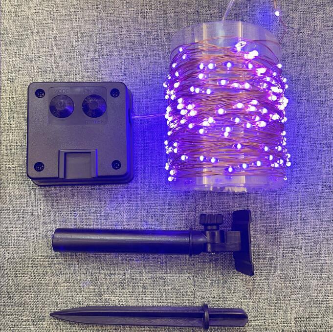 LED Solar Copper Wire Fairy Lights for Outdoor Courtyard Decoration