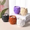 Multipurpose Handcraft Sturdy Silicone Mould for Resin Art Nordic Styles Storage Cups Candle Containers Reusable