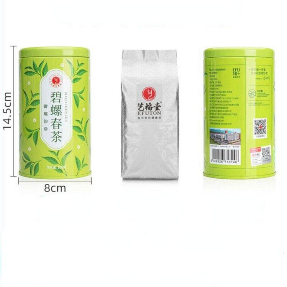 Biluochun Geurige Groene Thee In Blik Bi Luo Chun Chinese Specialiteit Thee