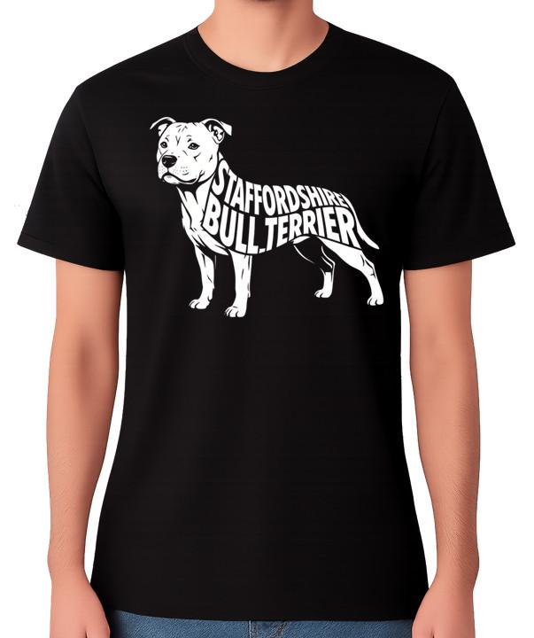 Staffordshire Bull Terrier Dog Unisex T-Shirt Breed Lover Staff Graphic Tee S