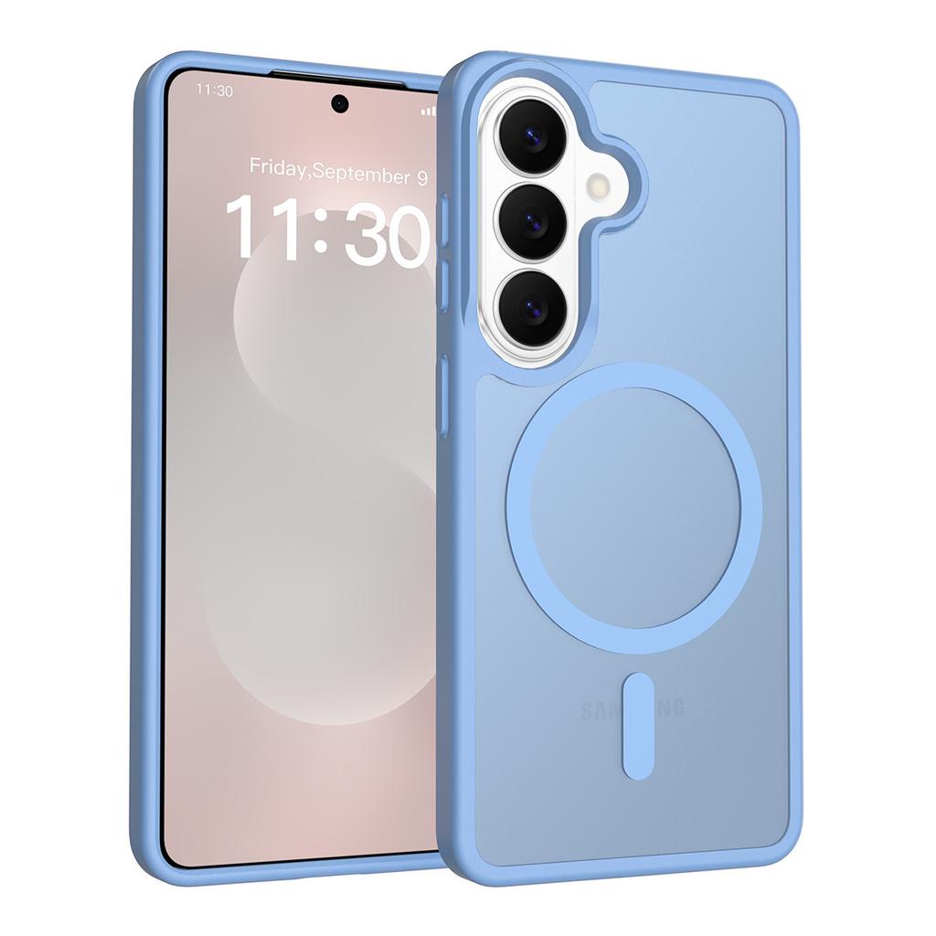 S26ultra matte magnetic mobile phone case s25edge skin feeling S24plus anti-drop 23 protective case wholesale