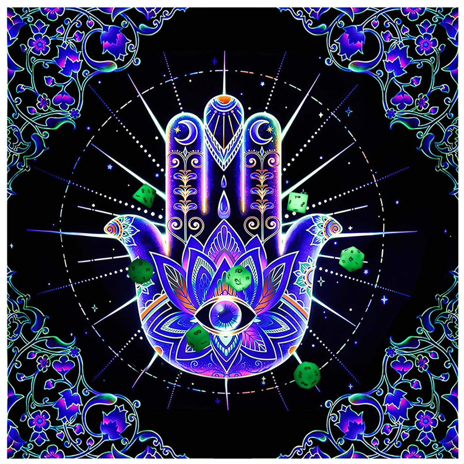 Коврик для гаданий с маятником квадратной формы — фото 5