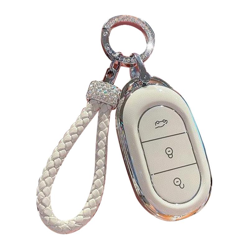 Tpu Car Key Case For Saic Im Zhiji Ls6 L6 Ls7 Accessories Keychain Remote Cover Shell Ring Holder Fob Housing
