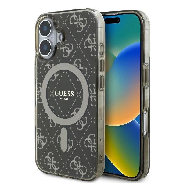 Guess Guhmp16Mh4Dtew Iphone 16 Plus6.7 Brązowy/Brown Hardcase Iml 4G Background Magsafe