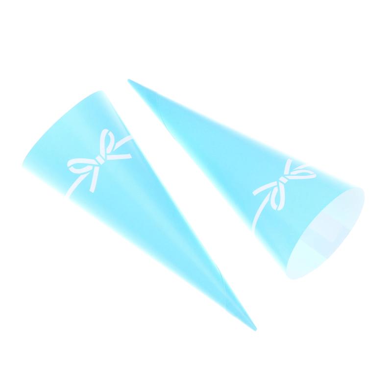 20Pcs Ice Cream Cone Paper Cover Disposable Cones Tray Paper Sleeve Diy Home Summer Party Supplies 108X42Mm