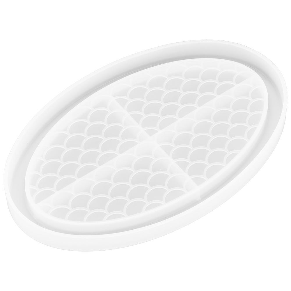 Fish Scale Design Epoxy Resin Casting Mold Easily Demold Fruit Tray Mold  Makeup Container