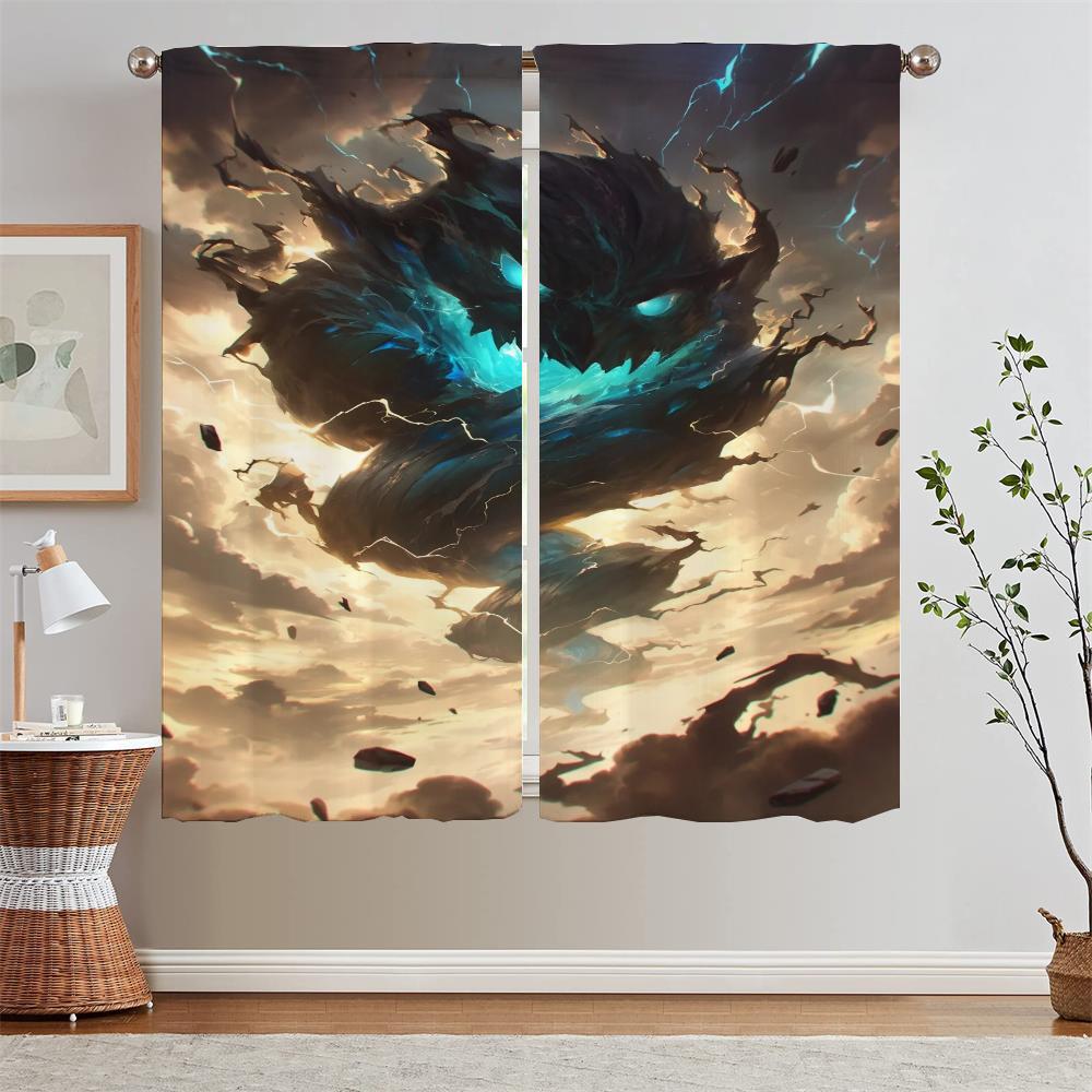 

Затемняющие шторы для окна Тюлевые шторы в наличии Бесплатная доставка Штора из ткани Magic Pill Гостиная Кудри Перегородка Жалюзи W50xH70cmx2pcs-CL