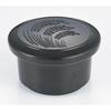 Tokare Ceram Ceramics Ohitsu-kun Black 1-go (1 Cup) Rice Container, S-41B