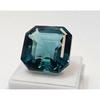 Beautiful Teal Blue Tourmaline Natural Asscher Cut 40 Ct Certified Gemstone