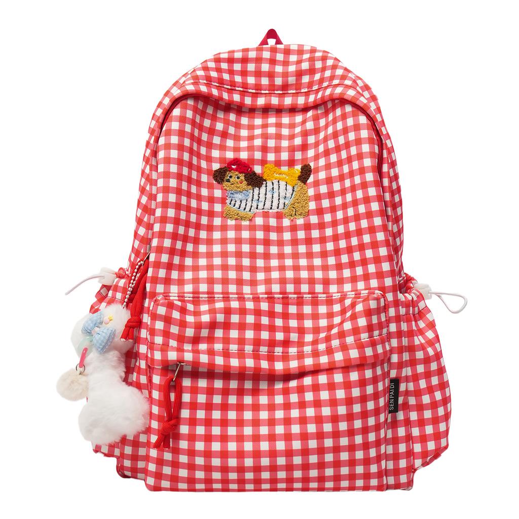 Schoolbag Backpack Female Japanese Ins Campus Simple Versatile Middle School Student Class School Bag Cute Large Capacity Backpack