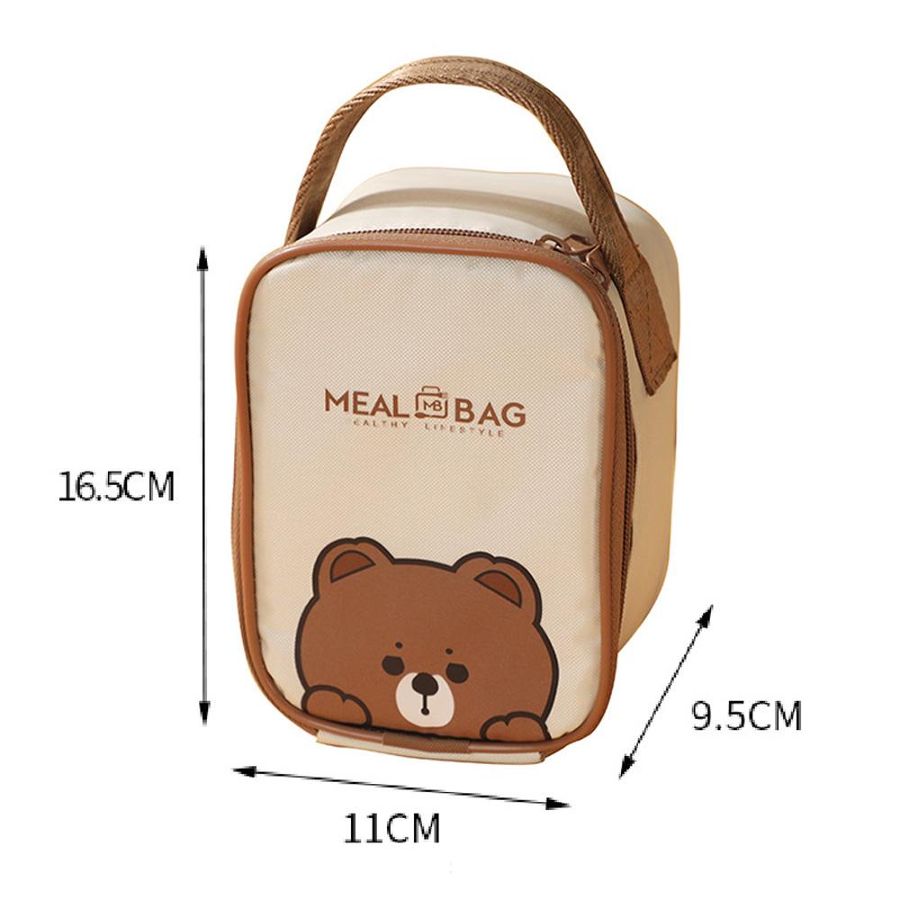 

Теплоизоляционная термоизоляционная сумка сумка для ланч-бокса для завтрака на работе и пикнике маленькая утолщенная переносная сумка