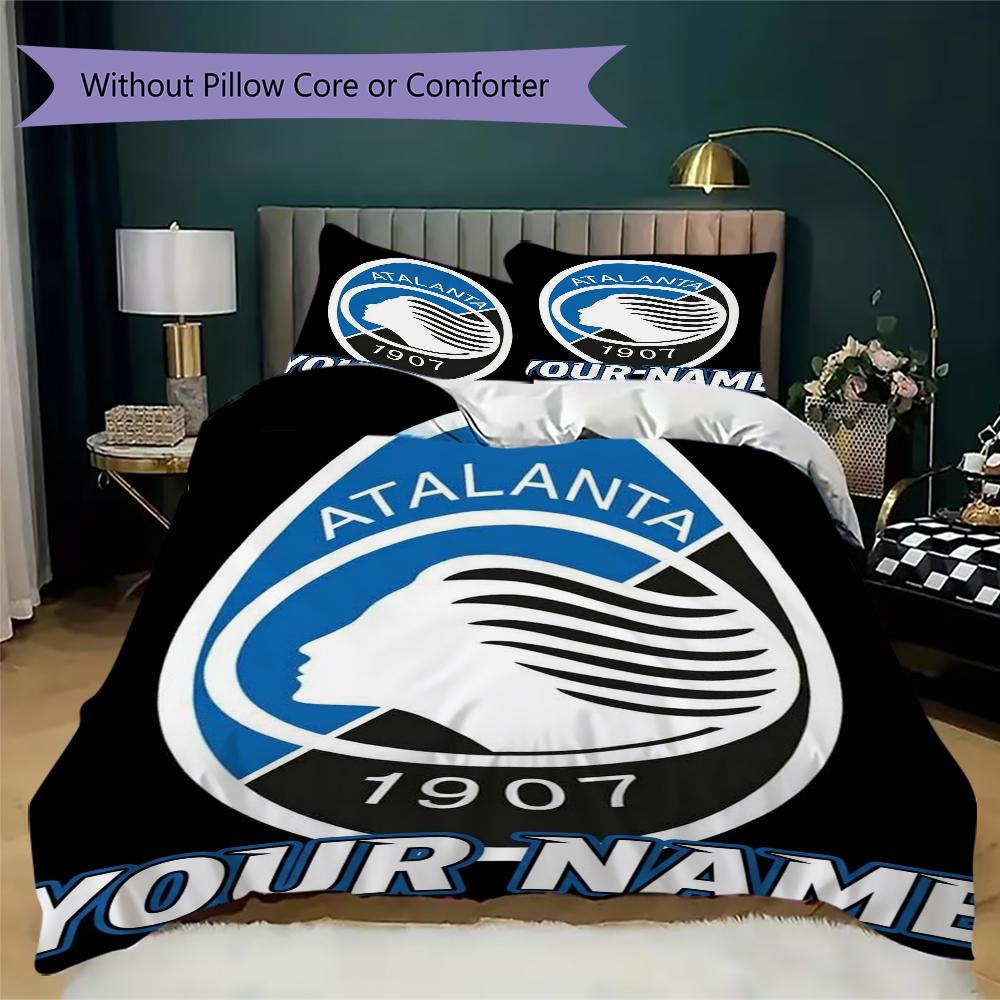 Custom Name Atalanta BC Pattern Bedding Uilt Set Uilt Cover Pillowcase Home Decoration Birthday Gift (1*duvet Cover+2*pillowcase Without Core)