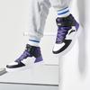 Anta Kids Casual Comfortable Non-Slip Shock Absorbing Wear-Resistant High-Top Sneakers Kids Sneakers White Black Purple A33038015J-4