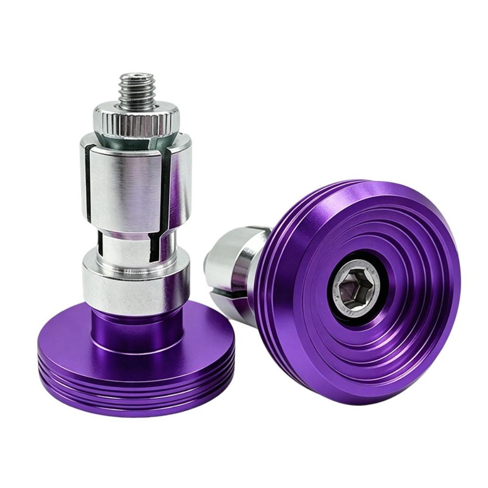 Shock-absorbing Motorcycle Handlebar End Plugs Motorcycle Grips Ends Motorcycle Modification фиолетовый