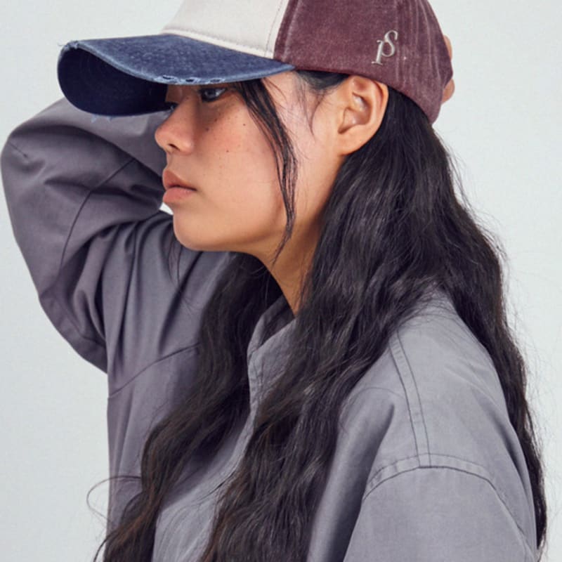 SLEEPYSLIP NEVADA BURGUNDY/NAVY BALL CAP