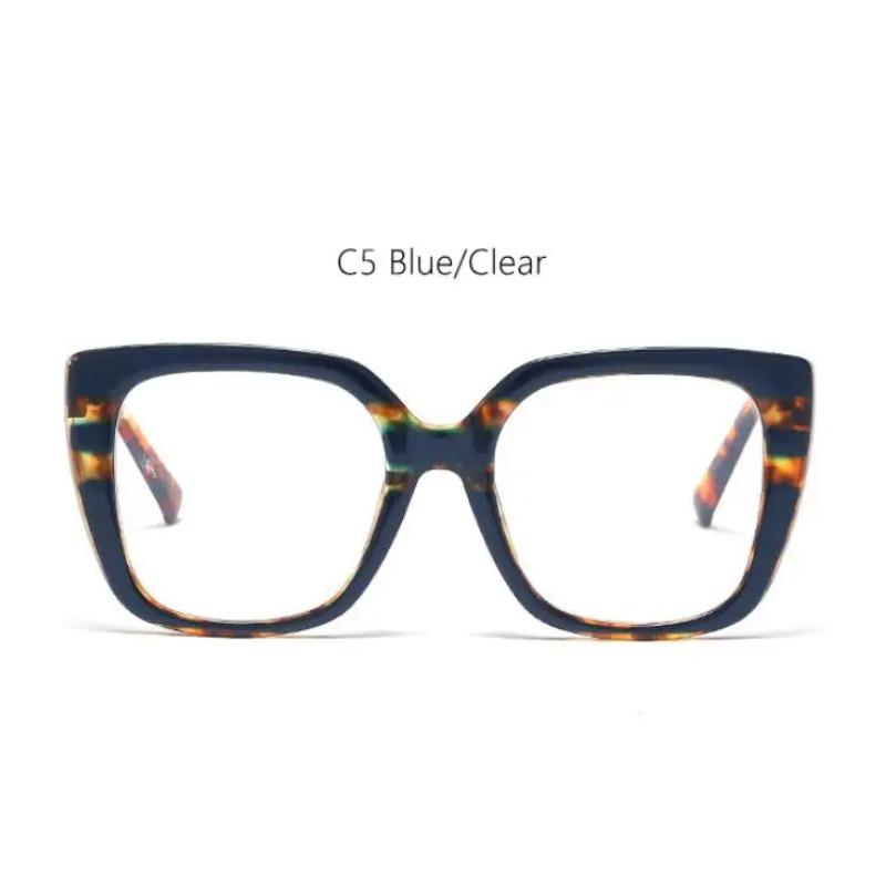 Black Square Glasses Frame Women Vintage Eyeglasses Myopia Nerd Optical Glasses Frame Spring Hinge Transparent Glasses Eyewear