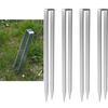 4 Pièces Piquets d'Ancrage pour Jardin Agrafes d'Ancrage Clous d'Acier pour Tente Piquets Métalliques pour Sol Goupille Robuste pour Aménagement Paysager