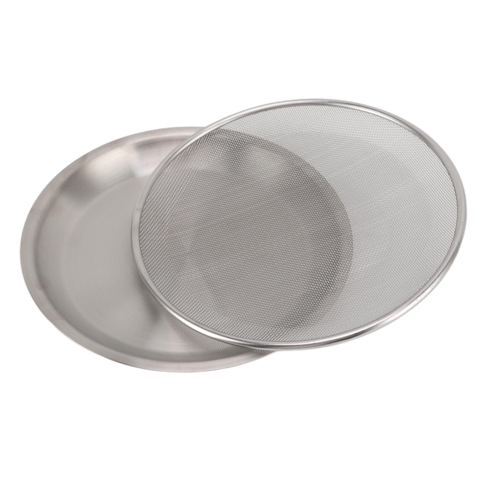 304 Stainless Steel Colander Bowl Set Large Capacity Versatile Stainless Steel Colander Bowl for Home Kitchen Fine Mesh L