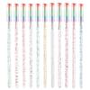 50pcs Disposable Crystal Eyelash Brush Eyebrow Lifting Comb Spoolie Brushes Mascara Wands Applicator Lash Extension Makeup Tool
