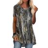BITCED Women's Fashion Casual Short Sleeve O-Neck Blouses & Shirts