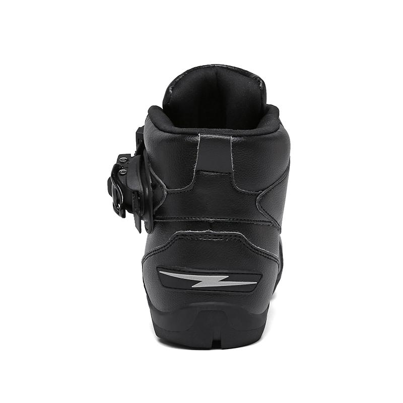 36-47 UNISEX Motorcycle Boots Large Size Leather Anti-Slide Anti-Bang Motorcycle Boot Rotating+Deducting Outdoor Cycling Motorcycle Boots