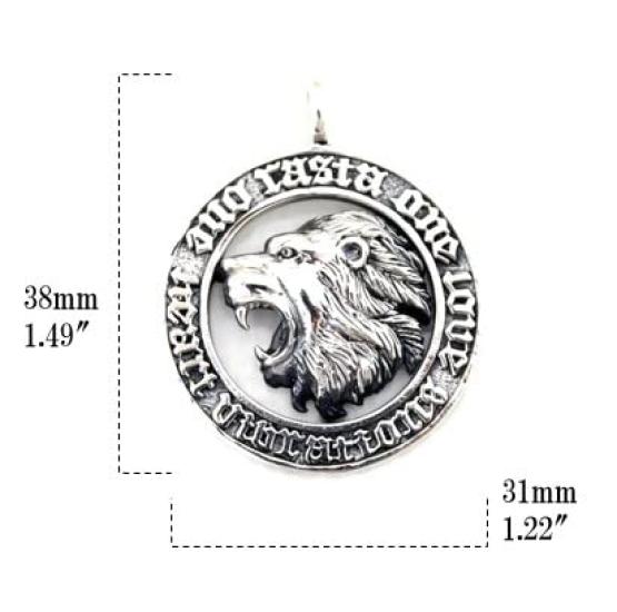 goodvibrations Good Vibrations Lion Pendant Silver Africa Men's