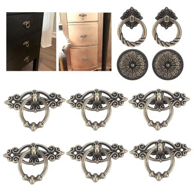10PCS Vintage Drawer Handles Bronze Cabinet Pulls Door Handle Cabinet Handles  Cupboard