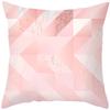 Pink Feather Pillowcase Gold Decorative Sofa Cushion Case Bed Pillow Cover Home Decor Car Cushion Cover Cute Pillow Case 45*45cm