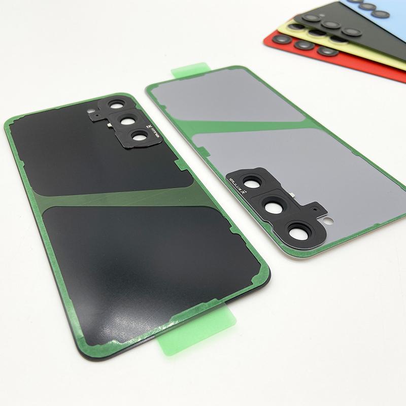 NEW For Samsung Galaxy S23 Back Cover Glass Rear Door Housing Battery Replacement For Galaxy S23 S 23 With Lens