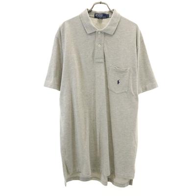 Polo by Ralph Lauren Kurzarm Poloshirt L grau Fawn Herren Gebraucht