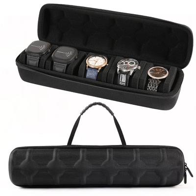 Watch Box Organizer For Men or Women, Watch Travel Case Portable Storage Watch Display Holder for Wristwatches and Smart Watches