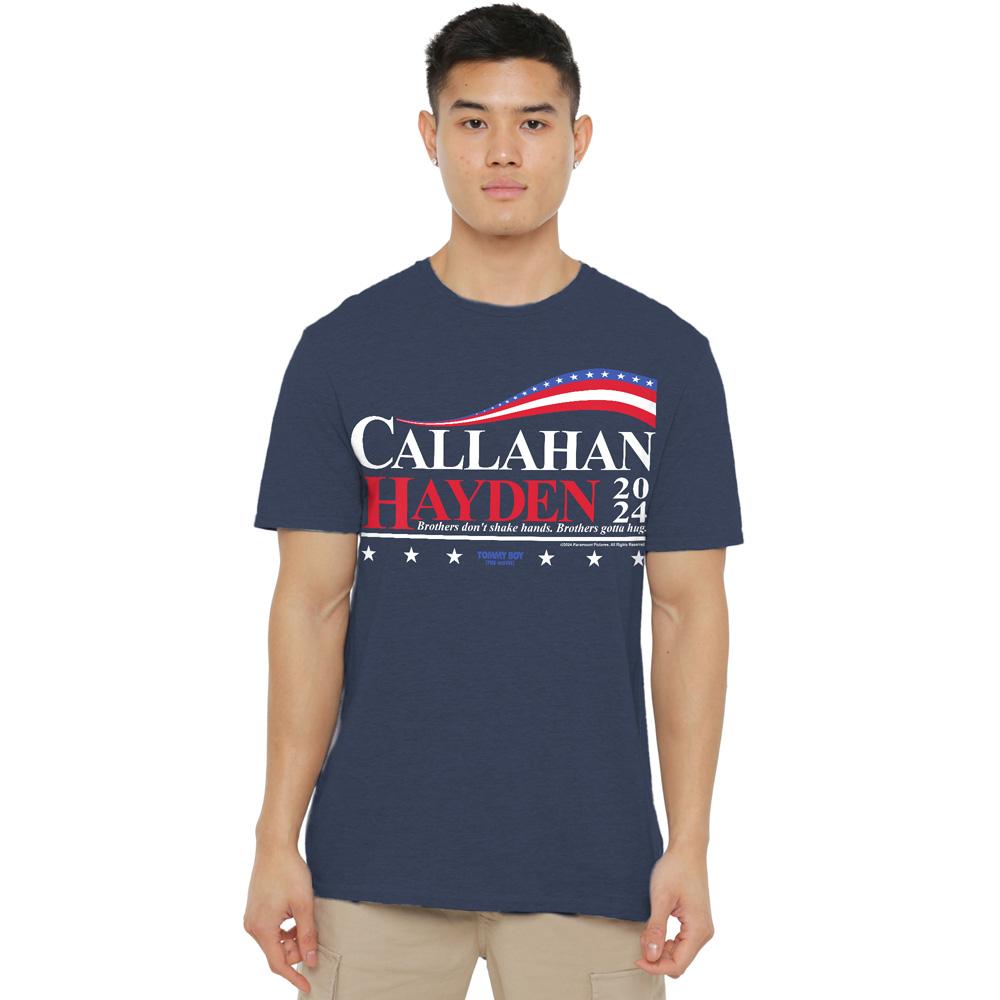 Tommy Boy Unisex Erwachsene Callahan And Hayden For President 2024 T-Shirt