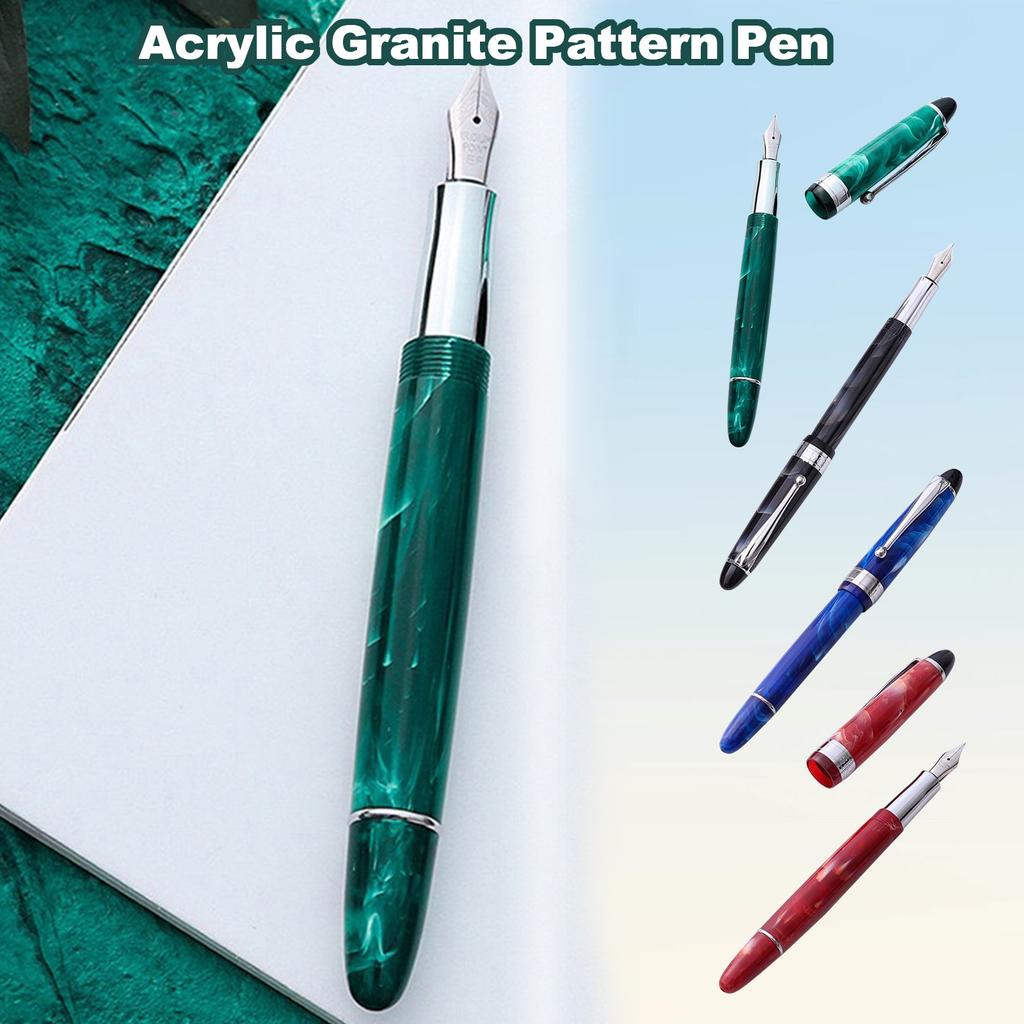 Akrylové zábavné vzorované pero, hladký psací nástroj s hrotem