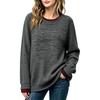 Women's Long Sleeve Neck Pullover Top