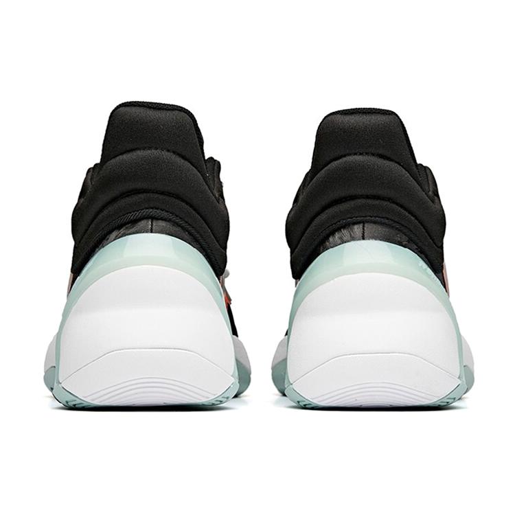 Anta Speedy Decision KT Thompson Cushioning Anti-Slip And Wear-Resistant Mid-Top Basketball Shoes Black Gray Green 112041612-7