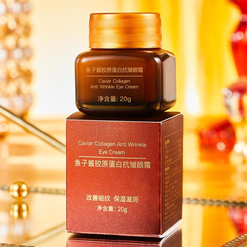 Caviar Collagen Eye Cream, Hydrating Smoothing Nourishing Care for Under-Eye Skin