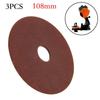 108x3.2x22mm Grinding Discs 3 Pcs Electric Chainsaw Sharpener